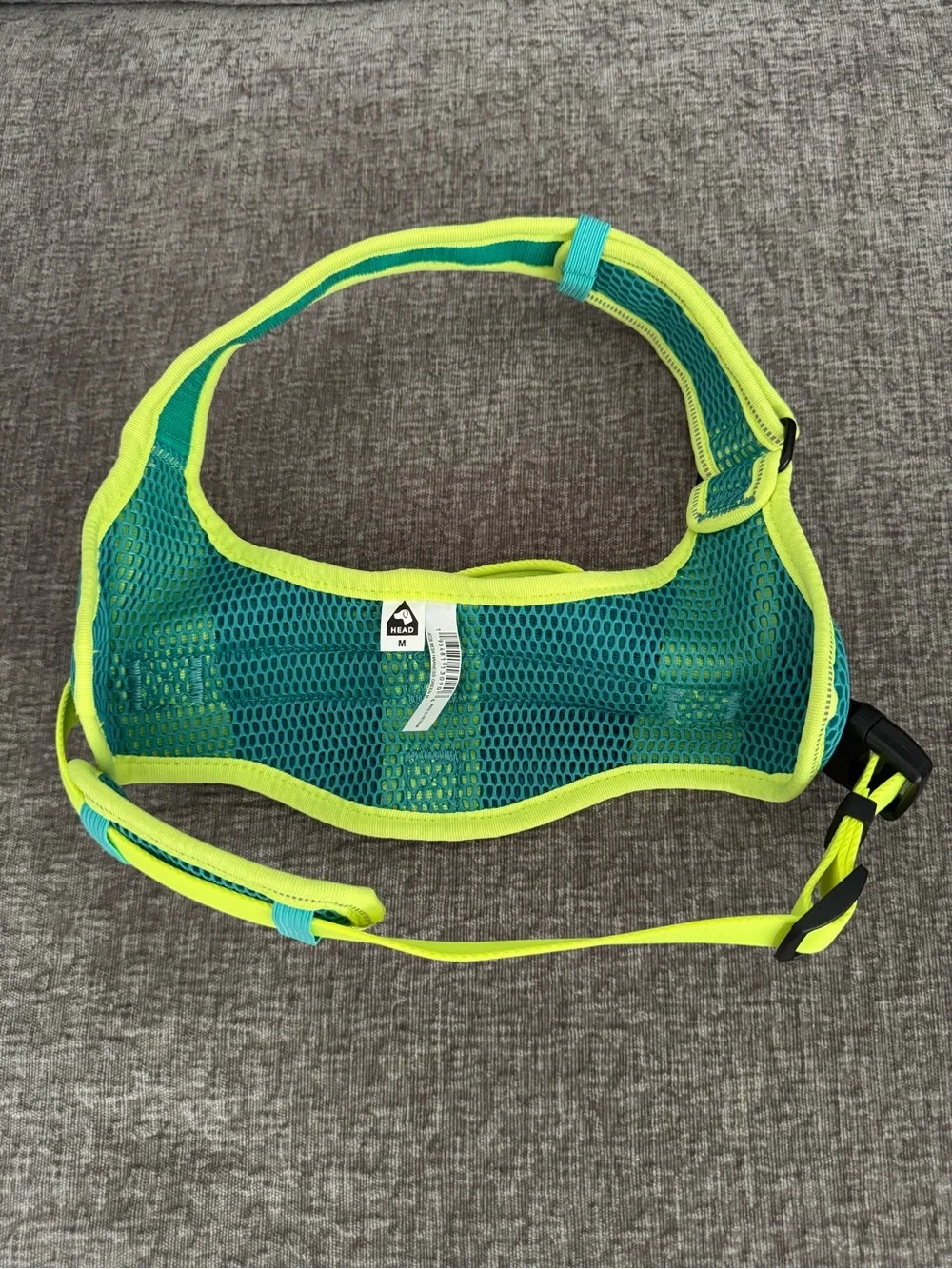 Arcadia Neon Yellow & Teal Mesh Reflective Dog Harness